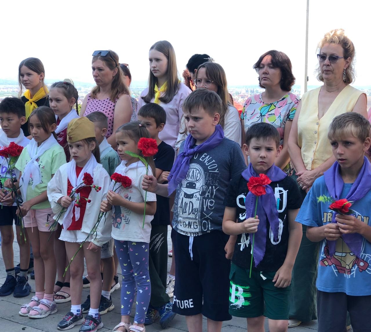 День памяти на нашей детской площадке!.